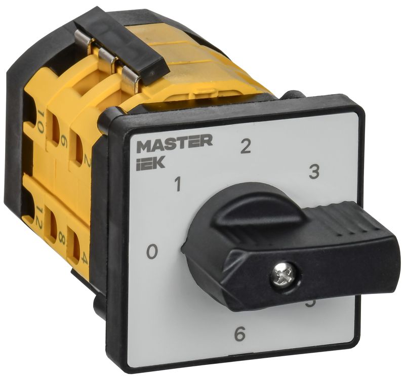 Переключатель кулачковый 10А (сх. 111) стандартная рукоятка IEK MI-CS10-010-111