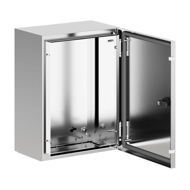 Корпус навесной STH с М/П из нержавеющей стали AISI316 400х300х200мм с фланцем DKC R5STH0432F-316