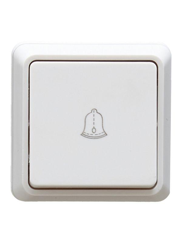 Выключатель кнопочный 1-кл. ОП Октава 10А IP20 ВСк20-1-0-ОБ бел. IEK EVO13-K01-10-DC