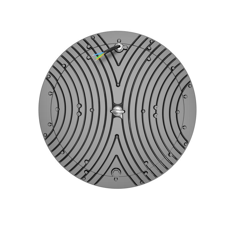 Светильник светодиодный ДСП IB 02 S 150W VW 850 BK CL 337х337х89 8мм 150Вт 5000К IP65 High Bay подвес черн. Русский Свет 16090223711
