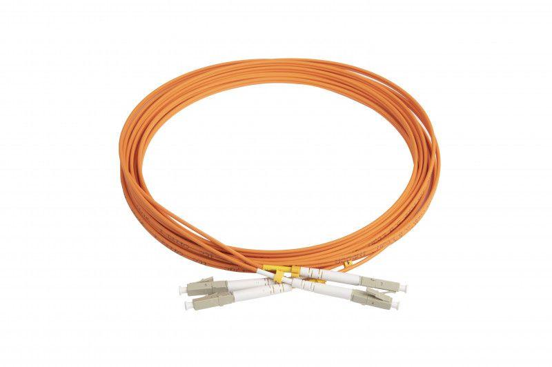 Патч-корд FC-D2-50-LC/PR-LC/PR-H-5M-LSZH-OR волоконно-оптический (шнур) MM 50/125 LC-LC 2мм duplex LSZH 5м Hyperline 27866