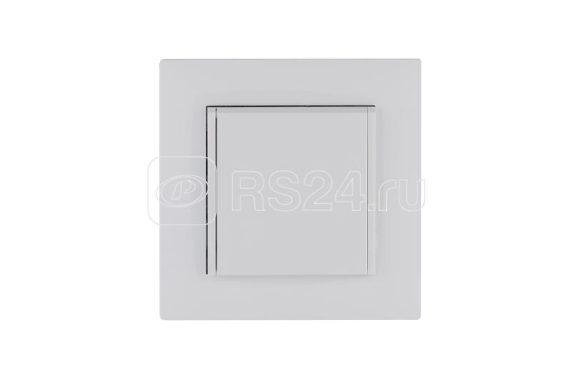 Розетка 1-м с крышкой Karea RIZZ с заземл. бел. Makel 88001029