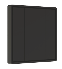 Панель кнопочная 2-х кл. пластиковый корпус черн. AWADA DA2-SW-B2-PB