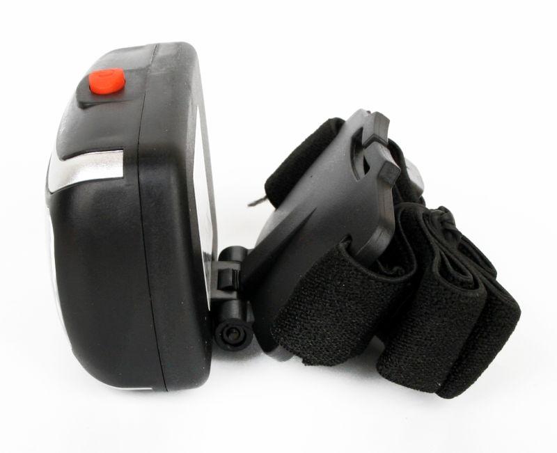 Фонарь налобный LED 5380 (3Вт COB LED 3 режима черн. пласт. пакет) Ultraflash 12870