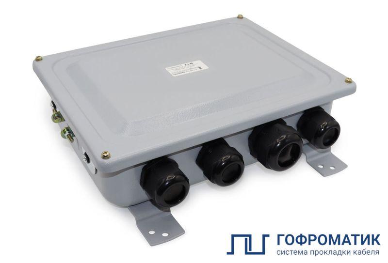 Коробка КС-40 У2 IP54 пластик. ввод ГОФРОМАТИК zeta30348