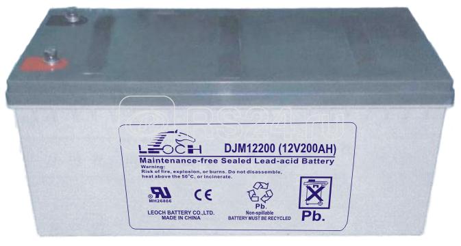 Аккумулятор 12В 200А.ч LEOCH DJM12200 LEOCH