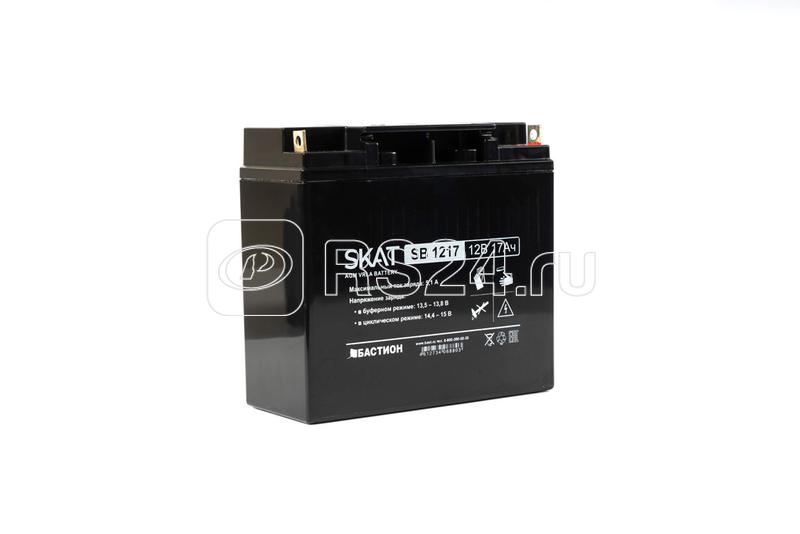 Аккумулятор 12В 17А.ч макс. ток заряда 5.1А SKAT SB 1217 Бастион 2536