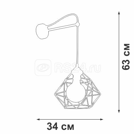 Бра 1xE27 макс. 40Вт Vitaluce V4258-0/1A