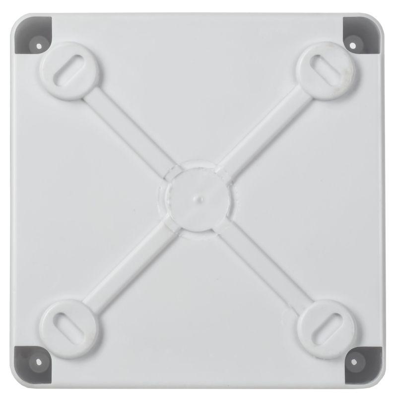 Коробка распаячная ОП КМ 100х100х45 IP44 6 вводов бел. IEK UKO11-100-100-045-K01-44