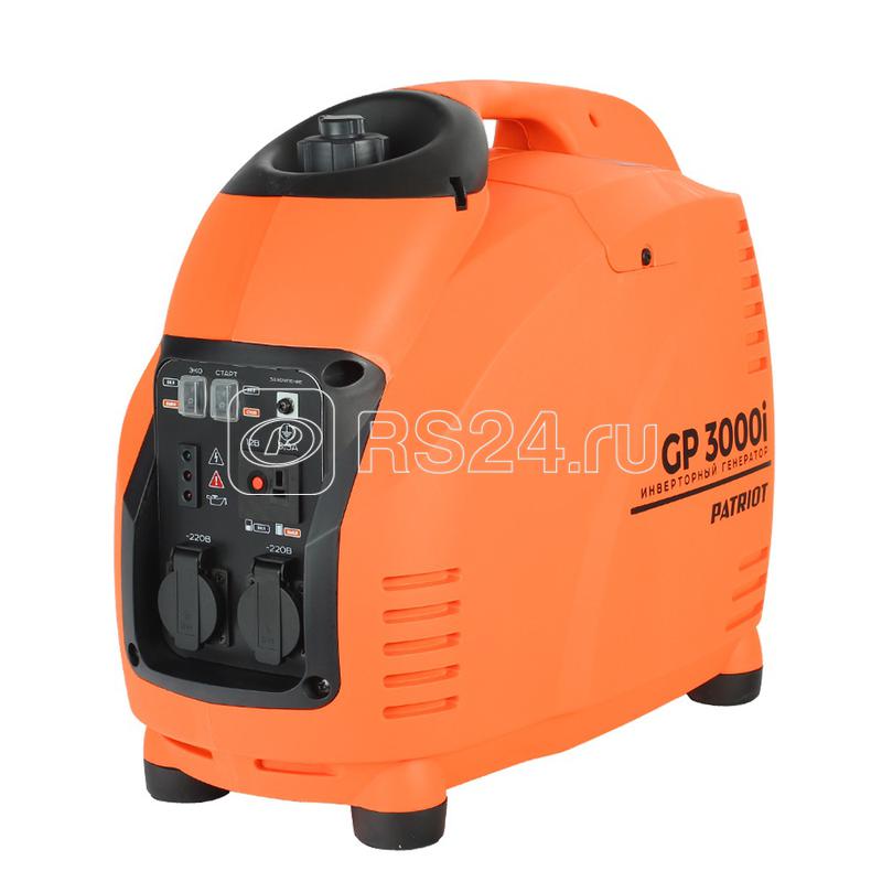 Бензогенератор инверторный GP 3000i 3.0/3.5 кВт уровень шума 63dB вес 29.5кг PATRIOT 474101045 Бензогенератор инверторный GP 3000i 3.0/3.5 кВт уровень шума 63dB вес 29.5кг PATRIOT 474101045