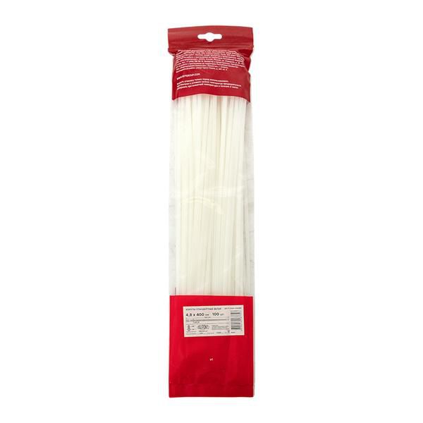 Хомут P6.6 4.8х400 FlexLock стандартный бел. (уп.100шт) PROxima EKF plc-fl-ctsw-4.8x400