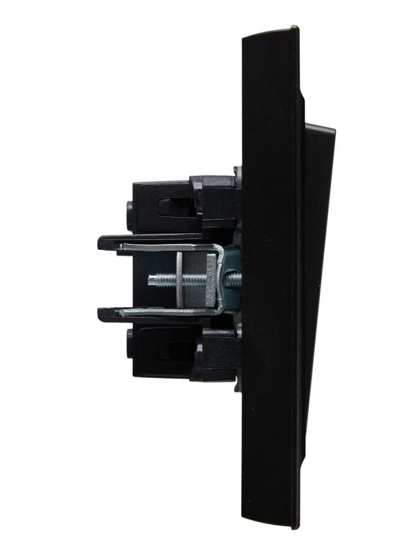 Выключатель 1-кл. СП BRITE ВСР10-1-0-БрЧ 10А в сборе черн. IEK BR-V10-0-10-K02-F