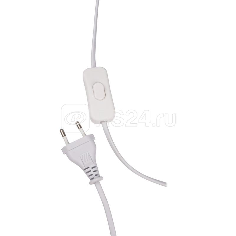 Светильник настольный JH2-02-wh E14 IP20 130х130х255мм керамика; ткань; PVC-пластик бел. JazzWay 5062313