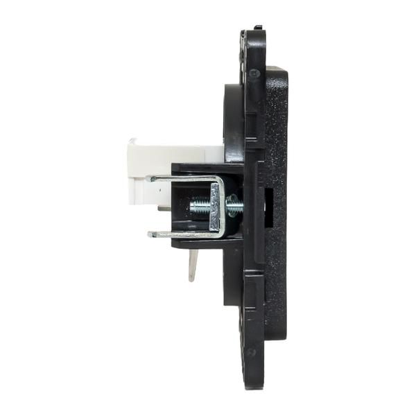 Розетка компьютерная 1-м Стокгольм RJ45 механизм черн. PROxima EKF EZK01-035-10