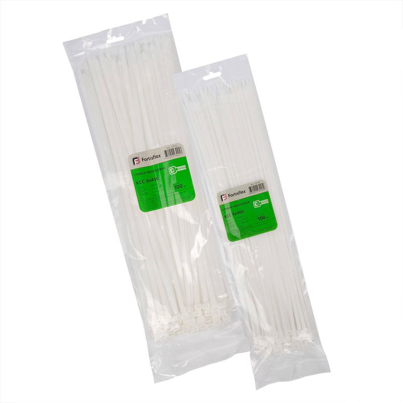 Хомут кабельный КСС 3х200 нейл. бел. (уп.100шт) Fortisflex 49394