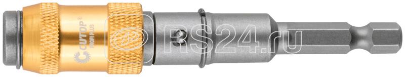 Адаптер шарнирный угловой с магнитным держателем для бит Profi Plus 90мм до 25град. Cutop 83-584