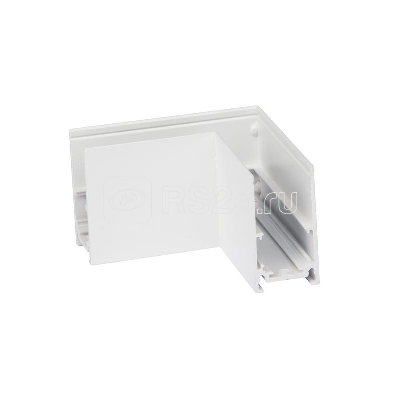 Коннектор угловой горизонт. 80х80мм для накладного шинопровода Vitaluce VT0200025-00