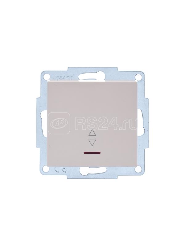 Выключатель 2-кл. СП Vesna с индикацией механизм крем. LEZARD 742-0388-112
