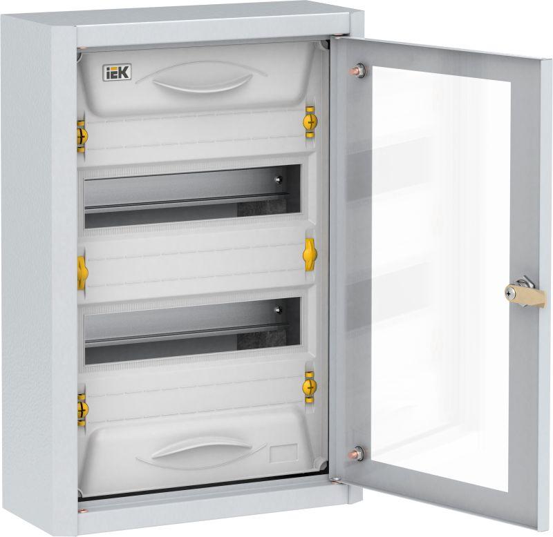 Корпус ЩРн-24 TITAN 5 УХЛ3 IP31 прозр. дверь метал. IEK MKM16-N-024-31-Z-U