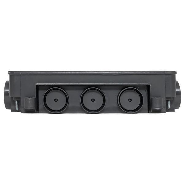 Коробка напольная под лючок C-Line 12 EKF cl-knl-12