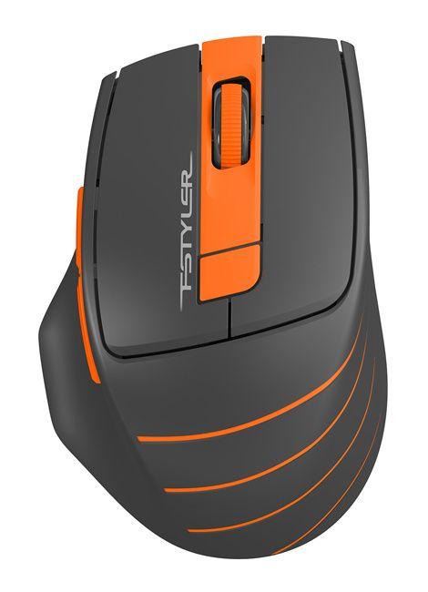 Мышь Fstyler FG30 сер./оранж. оптическая 2000dpi беспроводная USB 6but FG30 ORANGE A4TECH 1147562