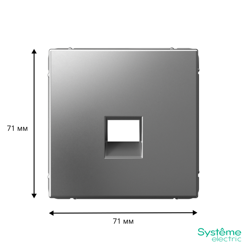 Накладка информационная ArtGallery типа Keystone сталь SE GAL000984