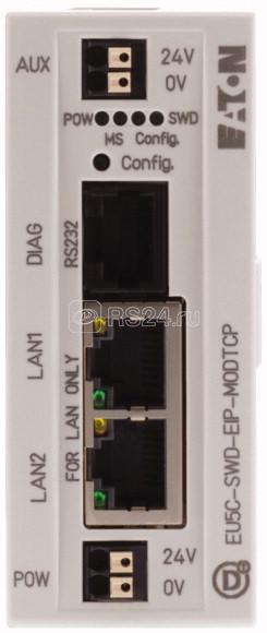 Шлюз SWD Ethernet/MODBUS Ethernet/IP Modbus TCP 99 компонентов EU5C-SWD-EIP-MODTCP EATON 153163