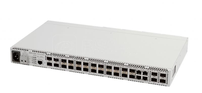 Коммутатор Ethernet 20 портов 1000Base-X (SFP) 4х10/100/1000BASE-T/1000BASEX/100BASE-FX Combo 4х10GBase-R (SFP+)/1000Base-X (SFP) L3 220В AC 12В DC ELTEX MES2324FB_AC