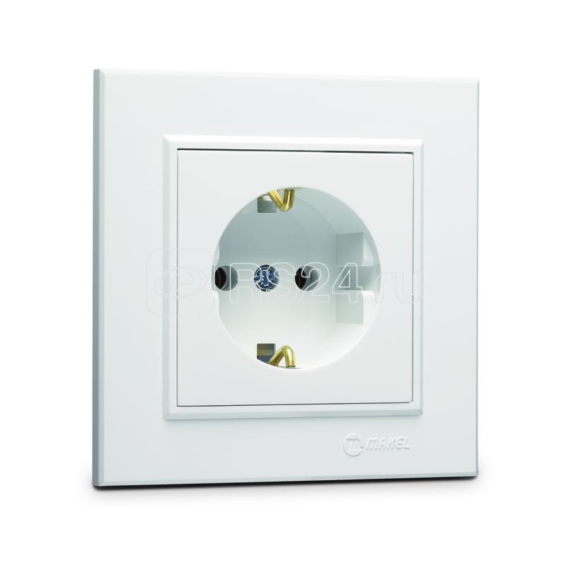 Розетка с/з (Керамика) СП Karea 16А IP20 бел. Makel 56001008
