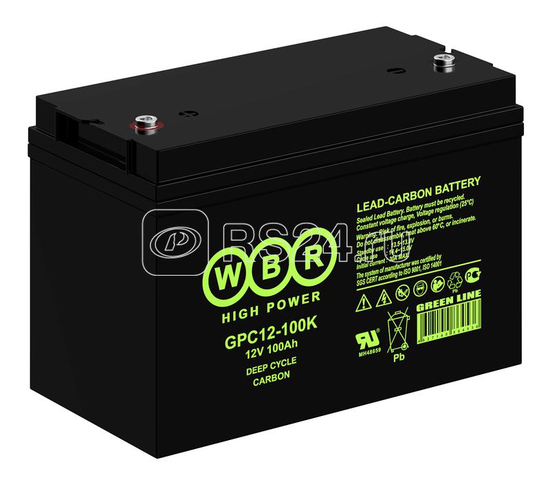 Аккумулятор тяговый 12В 100А.ч WBR GPC12-100K WBR
