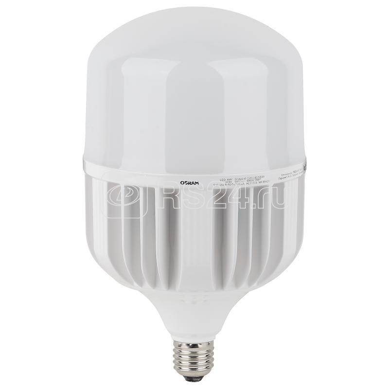 Лампа светодиодная высокомощная LED HW 80Вт T матовая 4000К нейтр. бел. E27 8000лм 140-265В с адаптером E40 угол пучка 200град. PF>/=09 (замена 800Вт) OSRAM 4058075576933