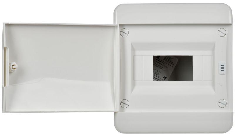 Корпус ЩРВ-П-8 TEKFOR IP41 бел. дверь пластик. IEK TF5-KP13-V-08-41-K01-K01