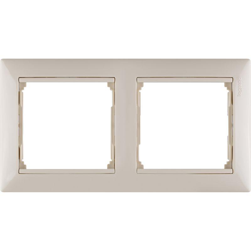Рамка 2-м Valena горизонт. сл. кость IEK 774352