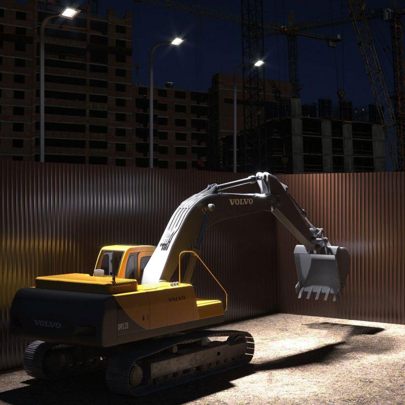 Прожектор светодиодный Elementary 200Вт 6500К IP65 17000лм ПРОМО G2 черн. GAUSS 613100200P