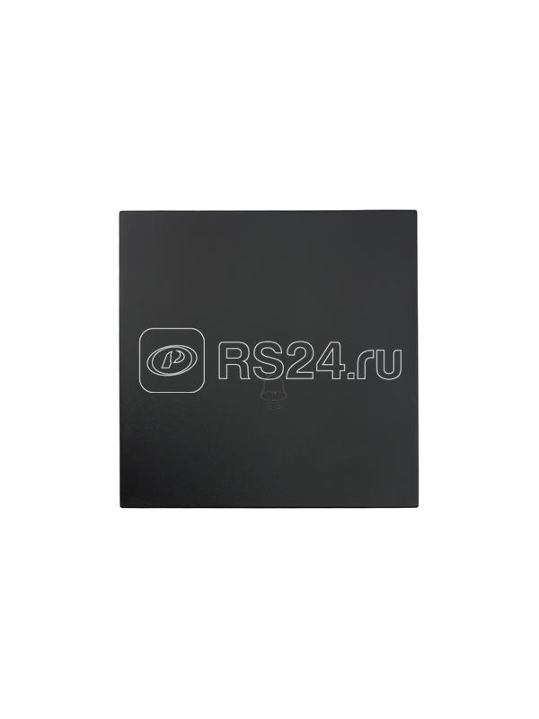 Кнопка звонка СП ZIMA IP20 безвинт. зажим черн. бархат LEZARD 704-4288-103QC