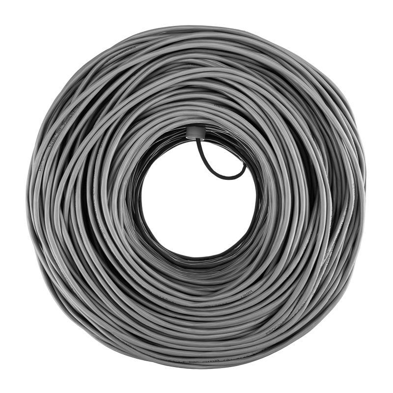 Кабель витая пара F/UTP кат.5e 4х2х24AWG solid CCA PVC INDOOR омедненный сер. (м) PROCONNECT 01-0142-3