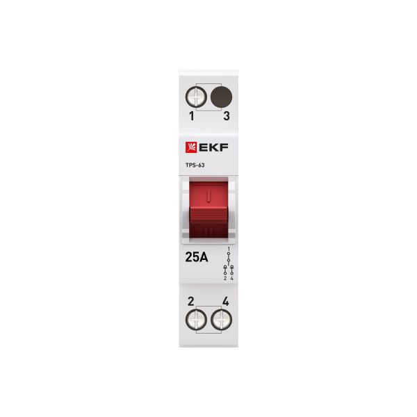 Переключатель трехпозиционный ТПС-63 1P 25А PROxima EKF TPS125