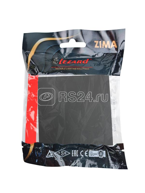 Выключатель 1-кл. СП ZIMA IP20 10А безвинт. зажим черн. бархат LEZARD 704-4288-100QC