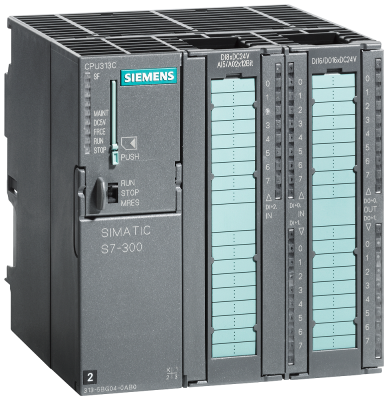 Процессор ЦПУ CPU SIMATIC S7-300 313C с интерфейсом MPI 24DI/16DO 4AI 2AO 1PT100 Siemens 6ES73135BG040AB0