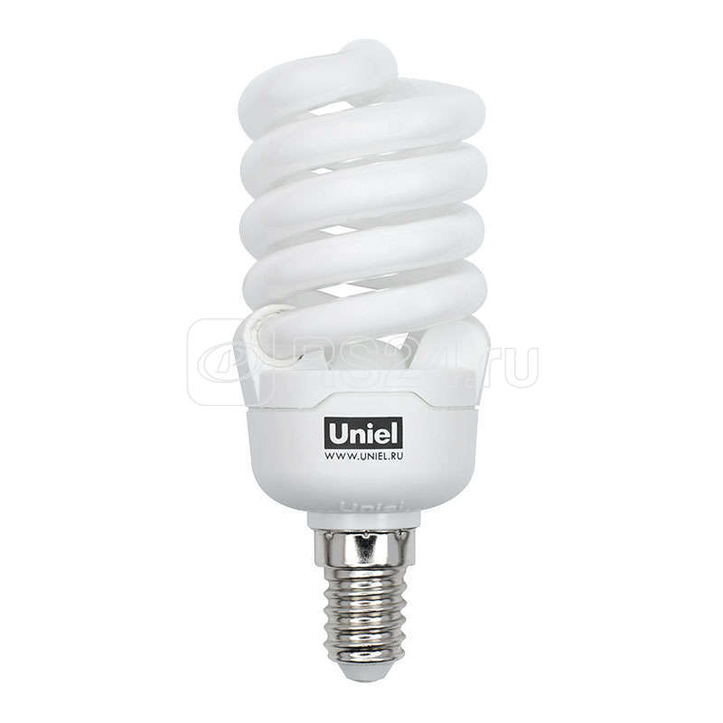 Лампа люминесцентная компакт. ESL-S41 20Вт E14 спиральная 2700К T2 Uniel 00834