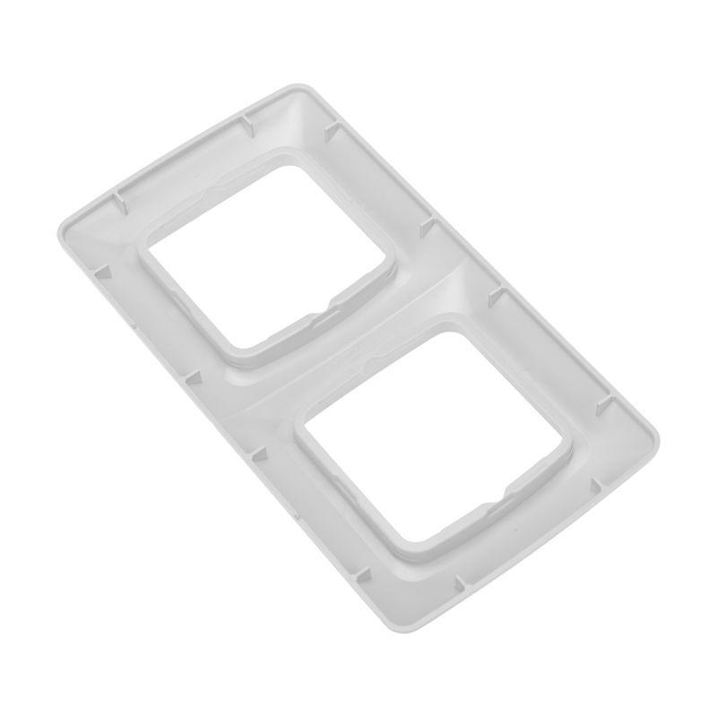 Рамка 2-м DEA горизонт. бел. Kranz KR-78-0226