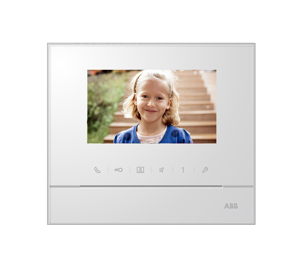 Устройство абонентское видео 43 бел. глянцевый ABB 2TMA070020W0057