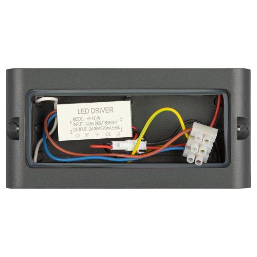 Светильник светодиодный WL41 GR 10Вт 3500К для интерьера/фасадов IP54 сер. Эра Б0054418