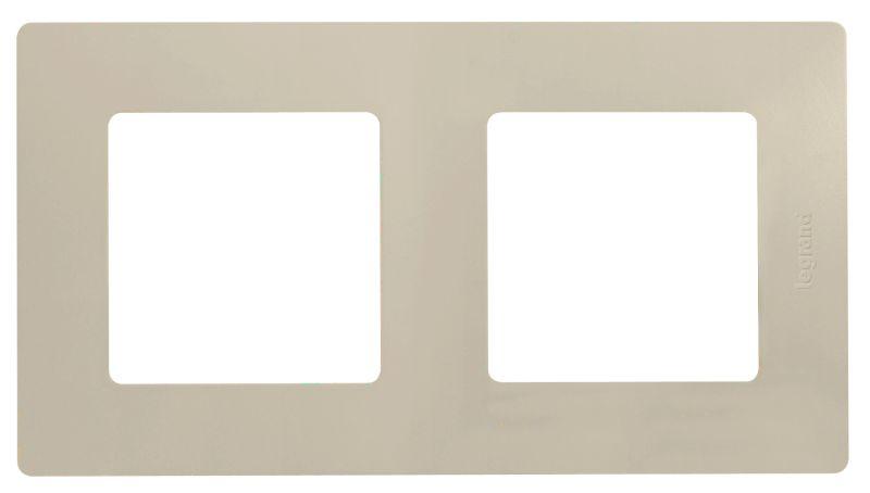 Рамка 2-м Etika сл. кость IEK 672512