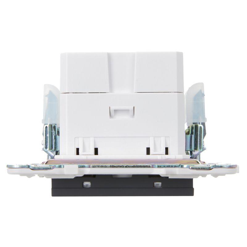 Розетка USB A+A 3.1А SKANDY SK-R15G графит IEK SK-U21-D31-K53