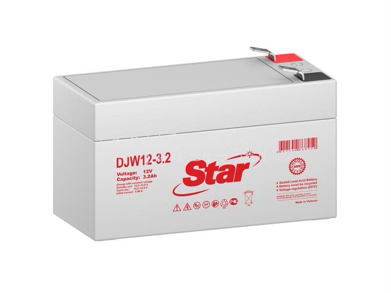 Аккумулятор 12В 3.2А.ч Star DJW12-3.2