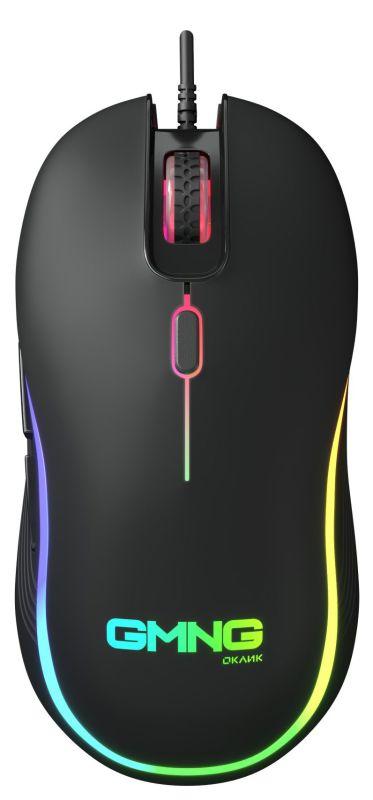 Мышь оптическая GMNG 723GM (3200dpi) USB (6but) черн. ОКЛИК 1533533