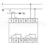 Реле тока EPP-620 (многофункциональное; двухпороговое (0.02-1А 0.5-5A); монтаж на DIN-рейке 35мм; 3 модуля; 230В AC 2х8А 2х1P IP20 F&F EA03.004.006