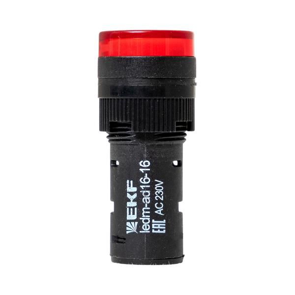 Матрица светодиодная AD16-16HS красн. 230В AC PROxima EKF ledm-ad16-16-r