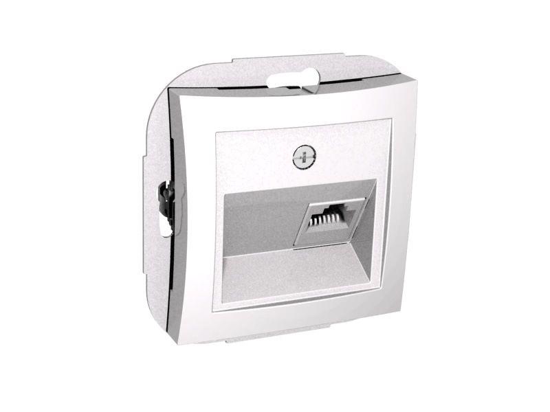 Розетка телефонная СП Дуэт RJ11 механизм бел. SchE WDE000181